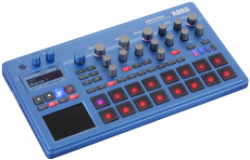 KORG Synthesizer, digital, ELECTRIBE2B, 400 Sounds, blau