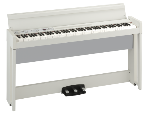 KORG Digitalpiano, Concert, C1 Air, Bluetooth, 3 Pedale, 2x25 Watt, weiß