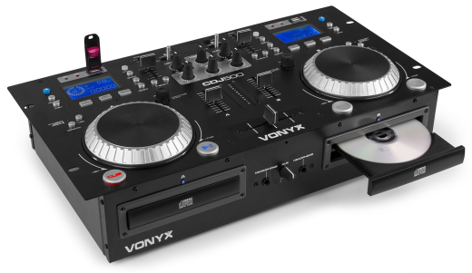 Vonyx CDJ500 Amplified Double Player CD/MP3/USB/Bluetooth