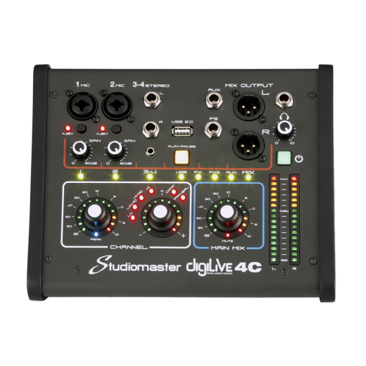 DigiLiVe4c - Digital Mischpult CH4