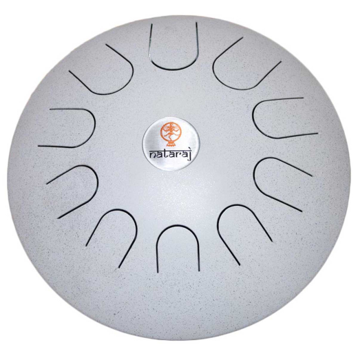 Nataraj Tonguedrum, Ø 40cm, Keramik-weiß, D Moll Pentatonik
