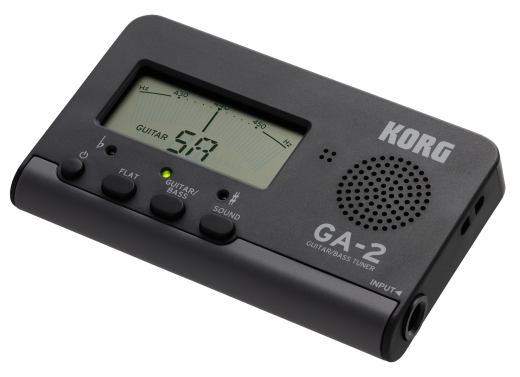 KORG Stimmgerät, Gitarre/Bass, GA-2, schwarz