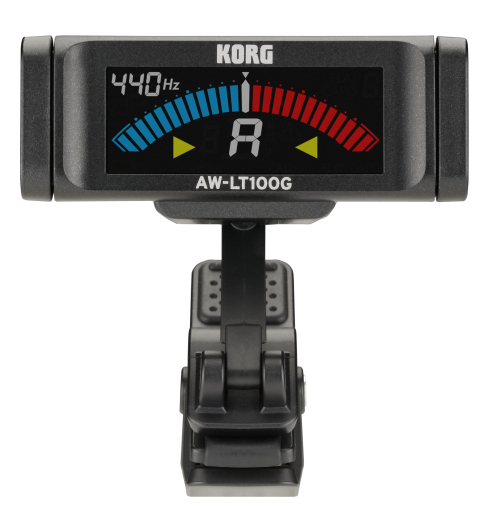 KORG Stimmgerät, chromatisch, AW-LT100 G, Clip-On, schwarz