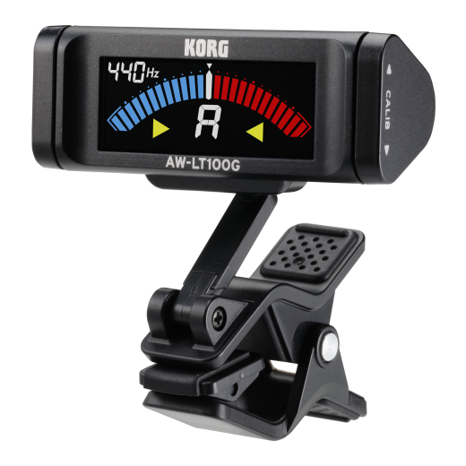 KORG Stimmgerät, chromatisch, AW-LT100 G, Clip-On, schwarz