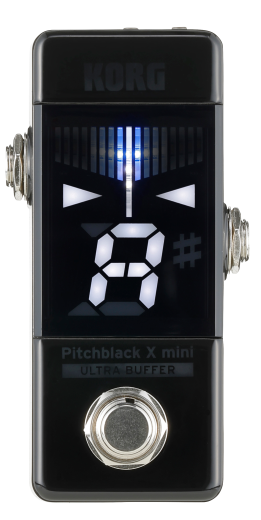 KORG Stimmgerät, Pedal, Mini, Pitchblack, schwarz