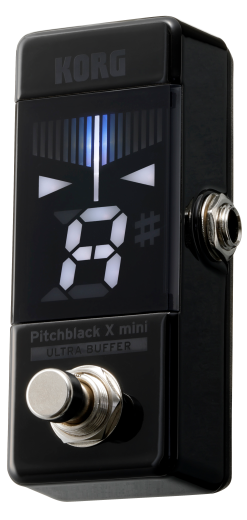 KORG Stimmgerät, Pedal, Mini, Pitchblack, schwarz