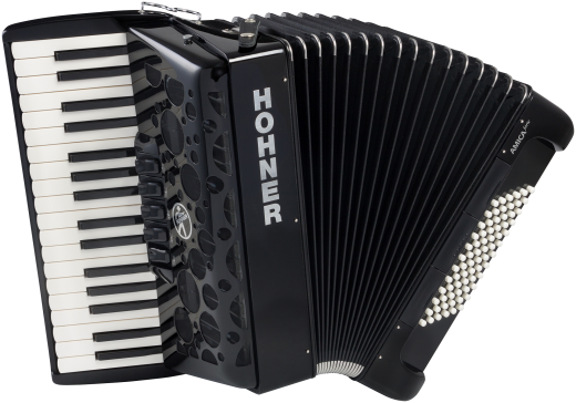 HOHNER Akkordeon, Amica Forte III 72, schwarz, silent key