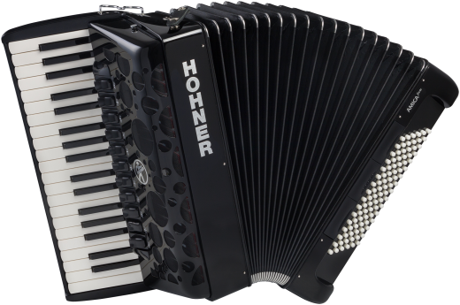HOHNER Akkordeon, Amica Forte IV 96, schwarz, silent key