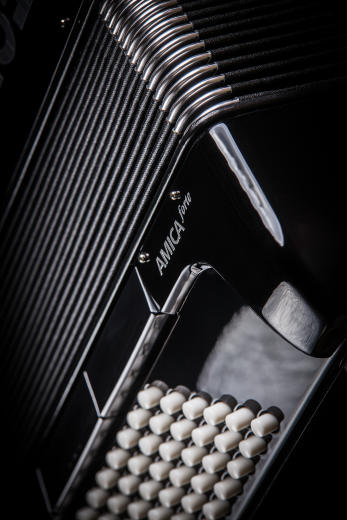 HOHNER Akkordeon, Amica Forte IV 96, schwarz, silent key
