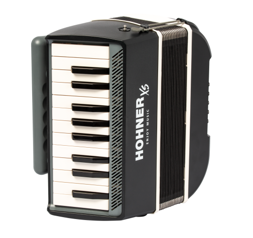 HOHNER Akkordeon, XS, weiß-grau, für Einsteiger
