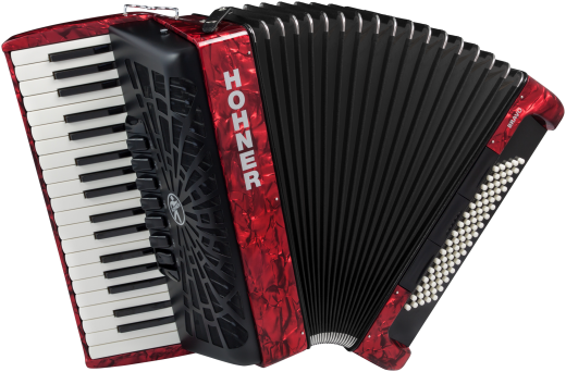 HOHNER Akkordeon, Bravo III 80, rot, silent key
