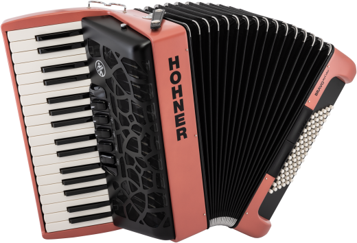 HOHNER Akkordeon, Bravo III 72, Fire, myColor, silent key