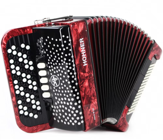 HOHNER Akkordeon, Nova III 96, rot, B-Griff