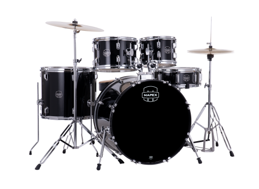 MAPEX 5294 Komplettset 22", Comet, Stage, Black #DK, inkl. Becken