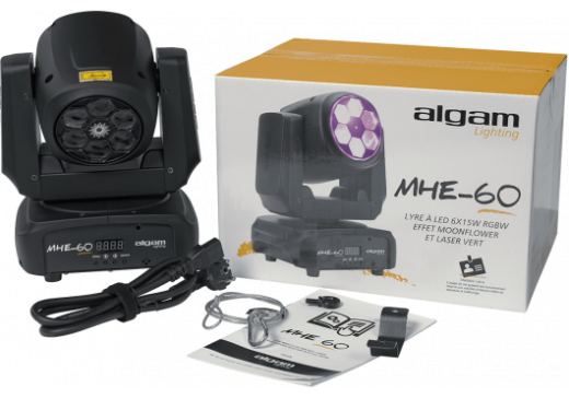 ALGAM LIGHTING - LAL MHE60 LED Wash Moving Head