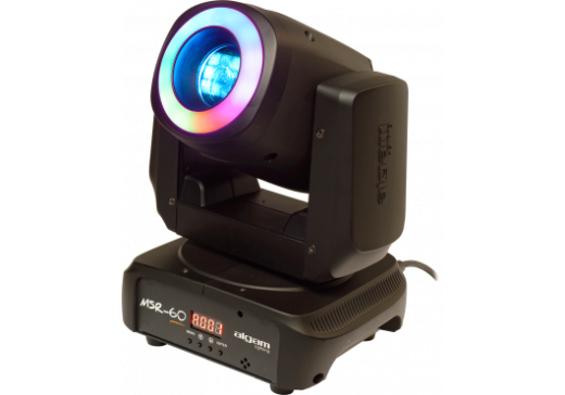 ALGAM LIGHTING - LAL MSR60 LED-Spot Moving Head mit LED-Ring