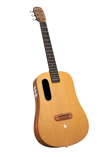 LAVA Akustikgitarre, Me Air Spruce, 36", Woodgrain Brown/Burlywood, Airflow Bag