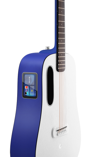 LAVA Akustikgitarre, ME Play, 36", Deep Blue/Frost White, Lite Bag