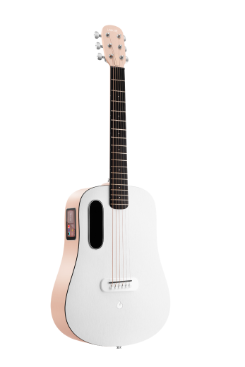 LAVA Akustikgitarre, ME Play, 36", Light Peach/Frost White, Lite Bag