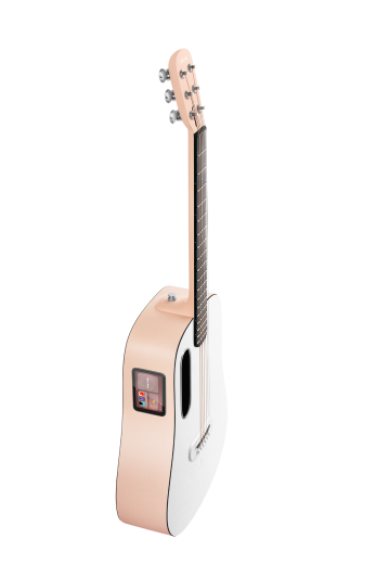 LAVA Akustikgitarre, ME Play, 36", Light Peach/Frost White, Lite Bag