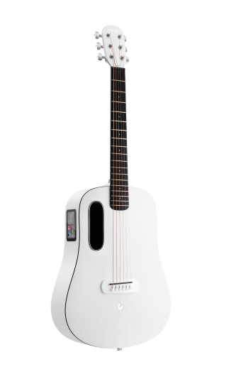 LAVA Akustikgitarre, ME Play, 36", Frost White, Lite Bag