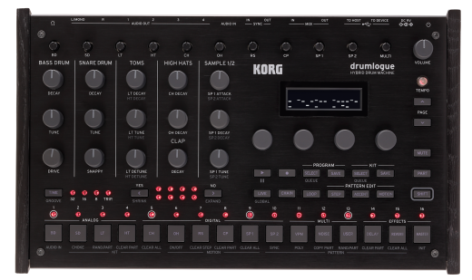 KORG Drummachine hybrid, 4 analog-, 7 digital Parts