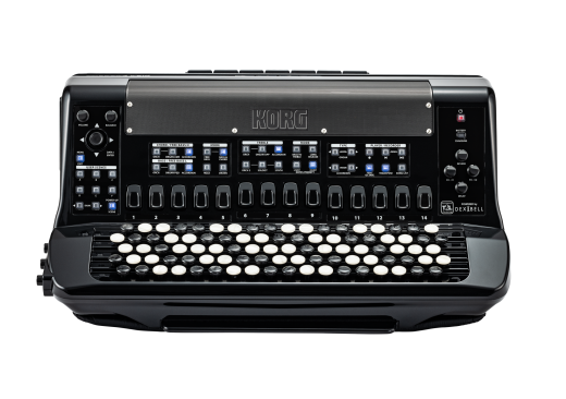 KORG Digitalakkordeon, FISA SUPREMA, 92 Knöpfe, 120 Bässe, Metallic Black