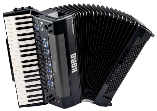 KORG Digitalakkordeon, FISA SUPREMA, 41 Tasten, 120 Bässe, Metallic Black