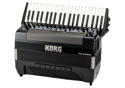 KORG Digitalakkordeon, FISA SUPREMA, 41 Tasten, 120 Bässe, Metallic Black