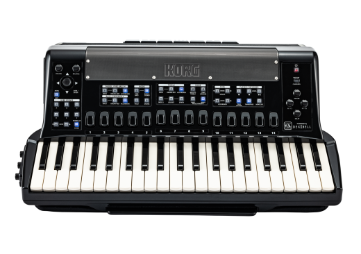 KORG Digitalakkordeon, FISA SUPREMA, 41 Tasten, 120 Bässe, Metallic Black