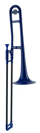 pBone Posaune ABS Kunststoff blau