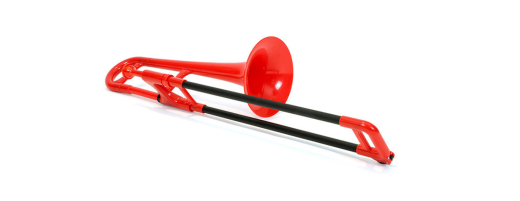 pBone Posaune Mini ABS Kunststoff rot