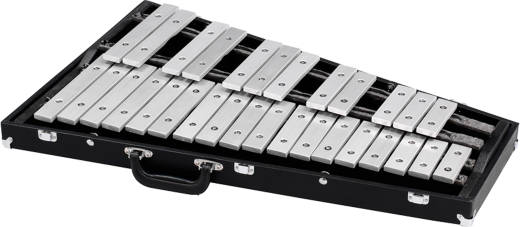 MAJESTIC Konzertglockenspiel, 2.5 Oktaven G5-C8, Aluminium, Koffer, Zubehör