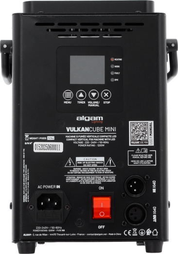 Algam Lighting Vulkan Cube Mini Nebelmaschine