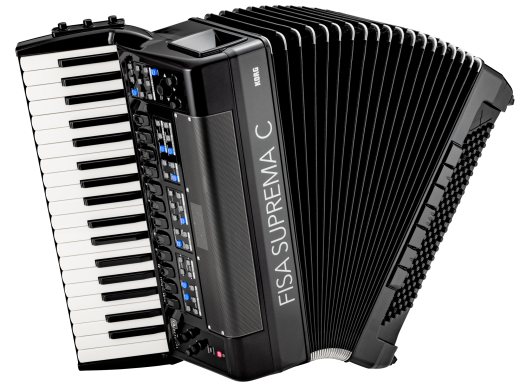 KORG Digitalakkordeon, FISA SUPREMA C, Kompakt-Modell, 37 Tasten, 120 Bässe
