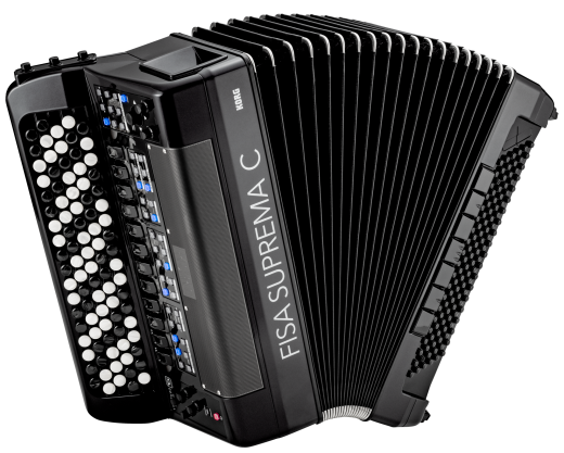 KORG Digitalakkordeon, FISA SUPREMA C, Kompakt-Modell, 92 Knöpfe, 120 Bässe