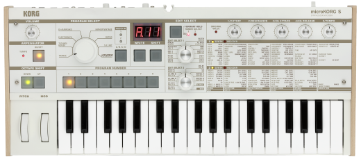KORG Synthesizer, digital, microKORG S, Lautsprecher, 37 Tasten