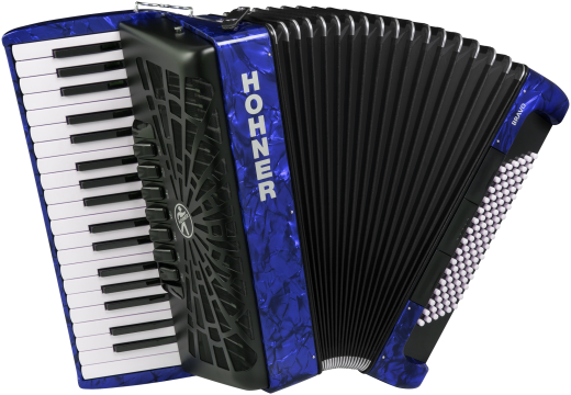 HOHNER Akkordeon, Bravo III 96,blau, silent key