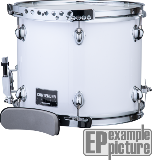 MAPEX Marching Snare Drum, Contender Series, 14"x10", Snow White, Tragegurt
