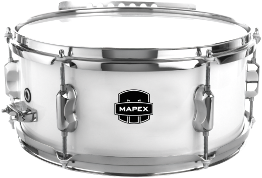 MAPEX Marching Snare Drum, Contender Series, 14"x6", Snow White, Tragegurt