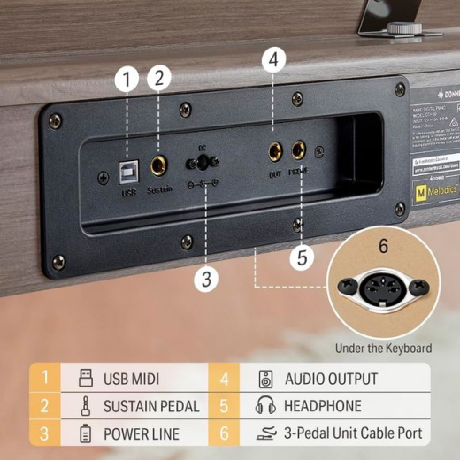 Donner DDP-60 Digital Piano grey