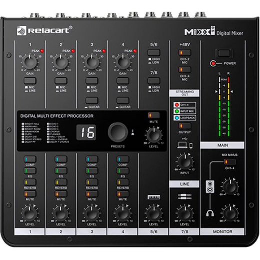 Relacart Mixx-8.6 Digital Mixer