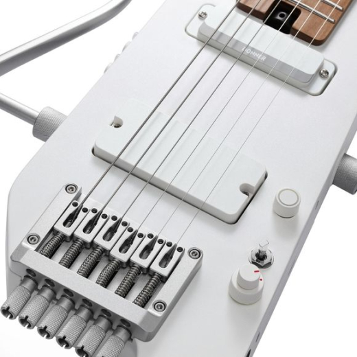 Donner HUSH-X PRO Silent E-Gitarre white