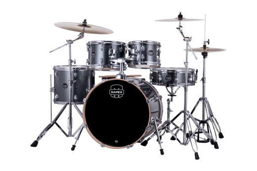 MAPEX 20" Komplettset, Venus, Fusion, Steel Blue Metallic #VC, inkl. ZILDJIAN Becken