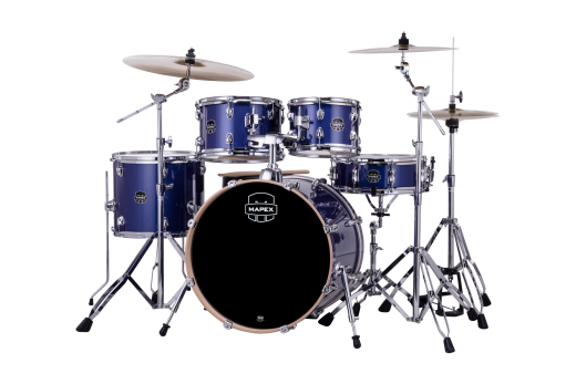 MAPEX 20" Komplettset, Venus, Fusion, Blue Sky Sparkle #VI, inkl. ZILDJIAN Beckenset