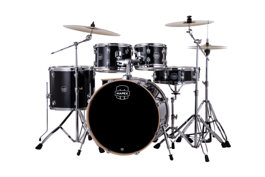 MAPEX 22" Komplettset, Venus, Stage, Black Galaxy Sparkle #VH, inkl. ZILDJIAN Becken