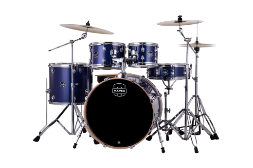 MAPEX 22" Komplettset, Venus, Stage, Blue Sky Sparkle #VI, inkl. ZILDJIAN Beckenset