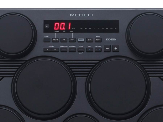 DD221 Medeli digital Tisch Drumkit mit 7 Pads
