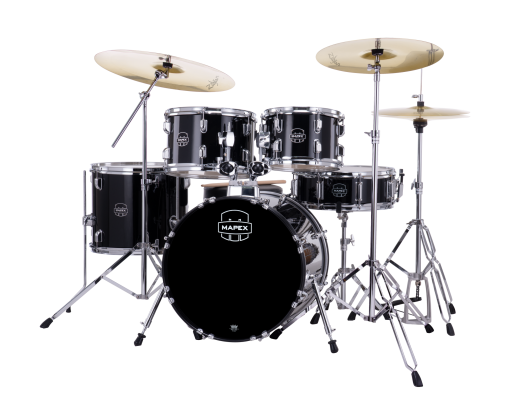 MAPEX Komplettset, Comet, Fusion, Zildjian Planet Z Bundle, Dark Black #DK