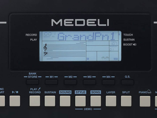 IK110 Medeli Millenium Series Keyboard Leuchttasten